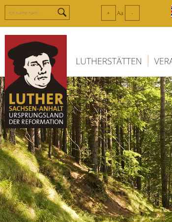 TYPO3 Projekt von Ideengeist - Luther erleben